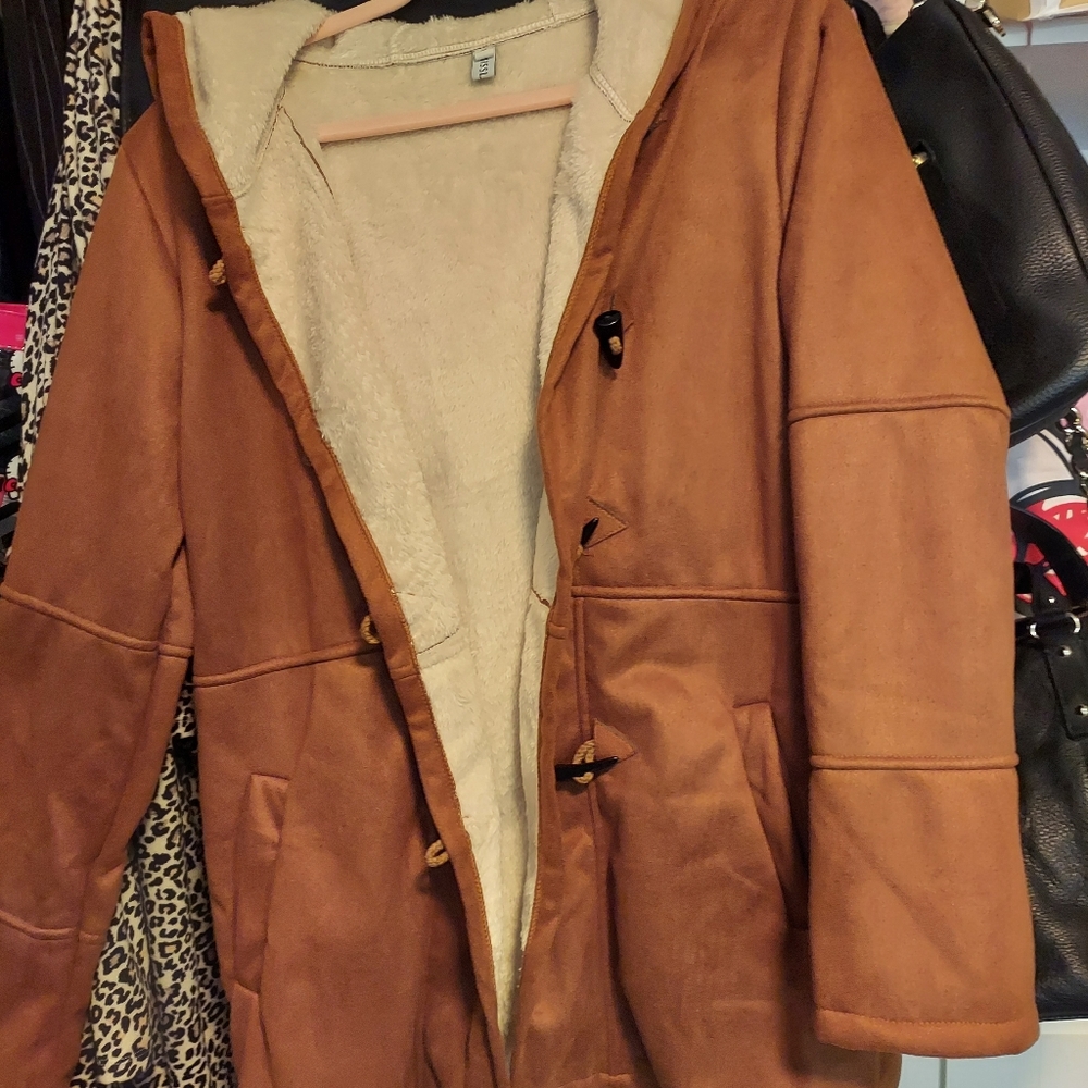 Womens suede coat NEW